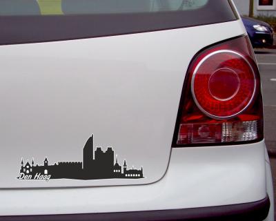 Den Haag Skyline Autoaufkleber - Ansicht 2