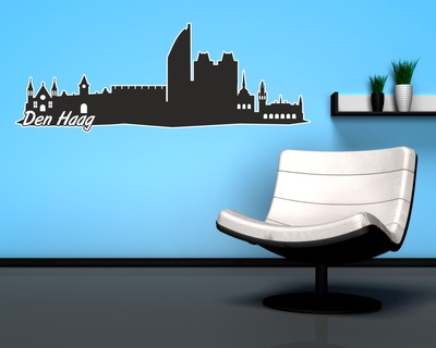 Den Haag Skyline Wandtattoo