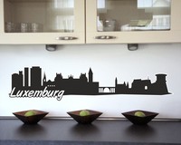 Luxemburg Skyline Wandtattoo