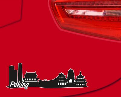 Peking Skyline Autoaufkleber