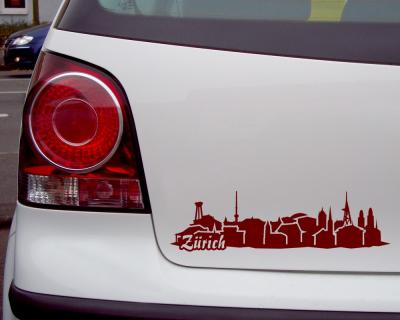Zrich Skyline Aufkleber - Ansicht 3