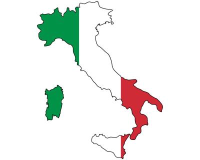 Italien Aufkleber Autosticker - Ansicht 1