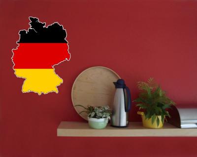 Deutschland Wandtattoo mit der Nationalflagge - Ansicht 2