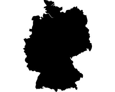 Deutschland Wandaufkleber - Ansicht 1