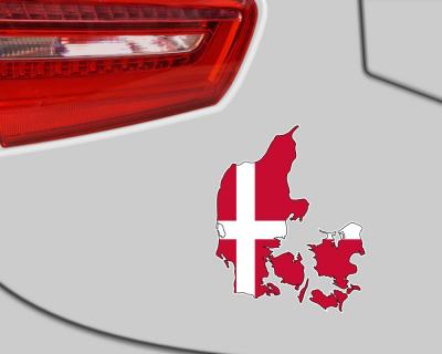 Dnemark Aufkleber Autosticker