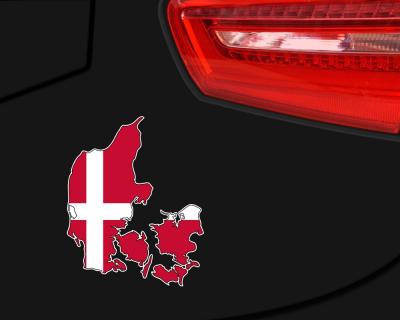 Dnemark Aufkleber Autosticker - Ansicht 3