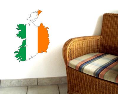 Irland Wandtattoo mit der Nationalflagge - Ansicht 2