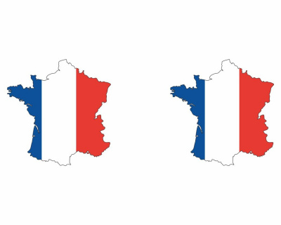 Tasse mit Frankreich in Nationalfarben - Ansicht 4