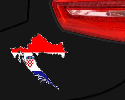 Kroatien Aufkleber Autosticker