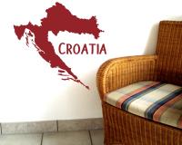 Kroatien Wandtattoo