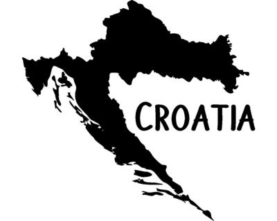 Kroatien Wandtattoo