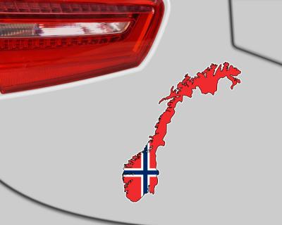 Norwegen Aufkleber Autosticker - Ansicht 3