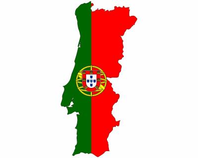 Portugal Wandtattoo mit der Nationalflagge - Ansicht 1
