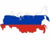 Russland Wandtattoo mit der Nationalflagge Wandtattoo