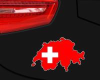 Schweiz Aufkleber Autoaufkleber