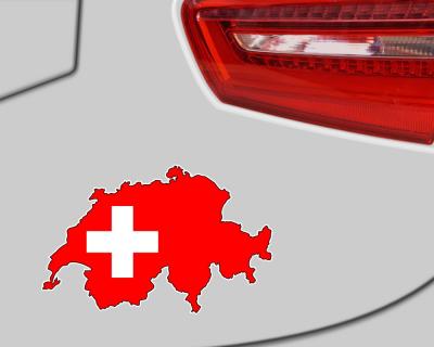 Schweiz Aufkleber Autoaufkleber - Ansicht 3