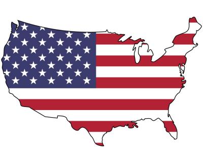 USA Vereinigten Staaten Aufkleber Autoaufkleber - Ansicht 1