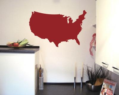 USA Wandtattoo