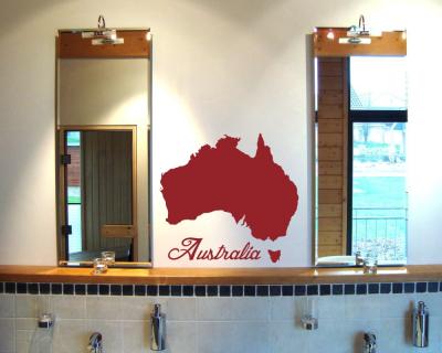 Australien Wandtattoo - Ansicht 2