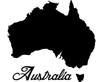 Australien Wandtattoo - Ansicht 1