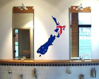 Neuseeland Wandtattoo mit der Nationalflagge