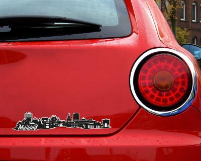 Mailand Skyline Autoaufkleber