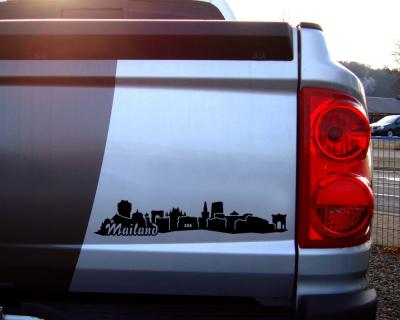Mailand Skyline Aufkleber