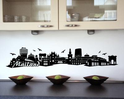 Mailand Skyline Wandtattoo - Ansicht 3