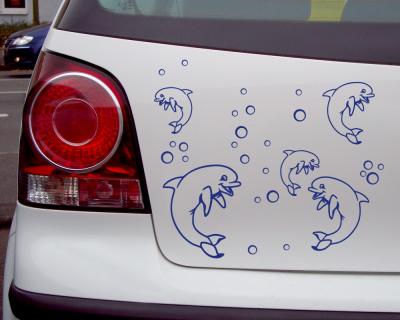 Delfin Creativ-Set Aufkleber