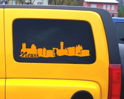 Neuss Skyline Aufkleber - Ansicht 3