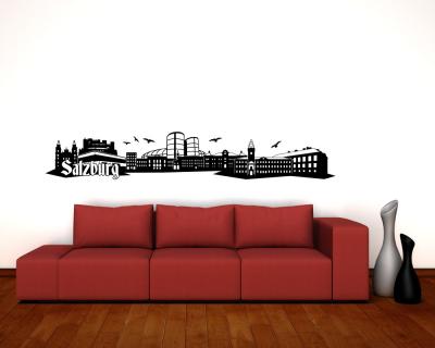 Salzburg Skyline Wandtattoo - Ansicht 3