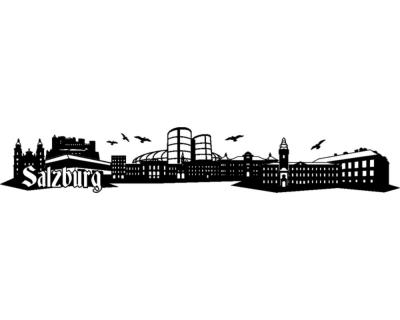 Salzburg Skyline Wandtattoo - Ansicht 1