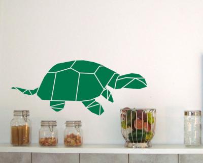 Origami Schildkrte Wandtattoo - Ansicht 2