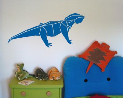 Origami Eidechse Wandtattoo - Ansicht 3
