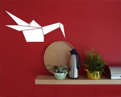 Origami Vogel Wandtattoo - Ansicht 3
