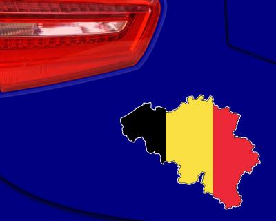 Belgien Aufkleber Autoaufkleber - Ansicht 2