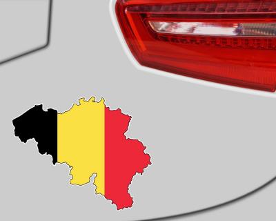 Belgien Aufkleber Autoaufkleber
