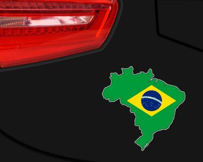 Brasilien Aufkleber Autoaufkleber - Ansicht 2