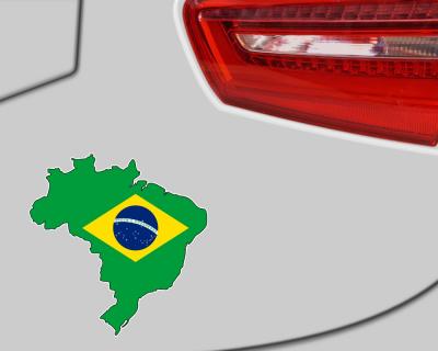 Brasilien Aufkleber Autoaufkleber
