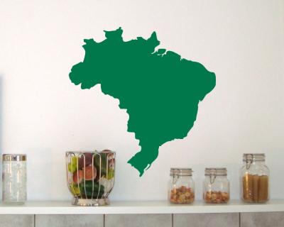 Brasilien Wandtattoo
