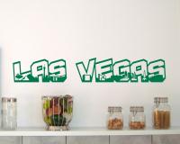 Las Vegas Schriftzug Skyline Wandtattoo