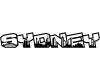 Sydney Schriftzug Skyline Aufkleber Aufkleber