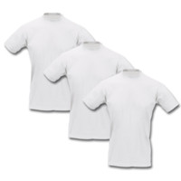 T-Shirt 3er Pack T-Shirt Modellnummer   weiß