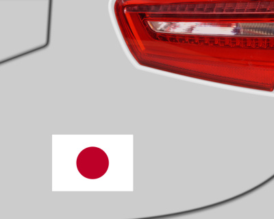 Japan Flagge Aufkleber Autoaufkleber - Ansicht 6