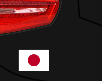 Japan Flagge Aufkleber Autoaufkleber - Ansicht 7
