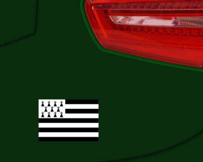 Bretagne Flagge Aufkleber - Ansicht 3
