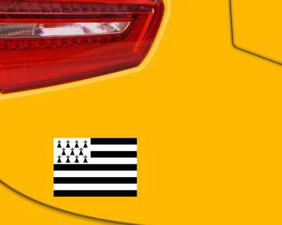 Bretagne Flagge Aufkleber - Ansicht 4
