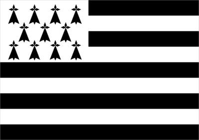 Bretagne Flagge Aufkleber