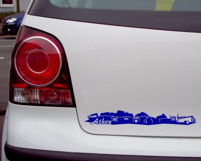 Athen Skyline Aufkleber