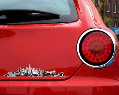 Dubai Skyline Autoaufkleber - Ansicht 2